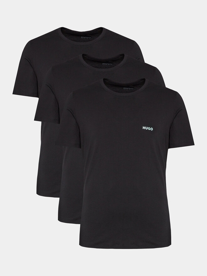 HUGO Hugo Набір з 3 футболок 50480088 Чорний Regular Fit