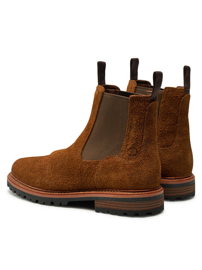 Clarks Μποτάκια με λάστιχο Clarks Clarkridge Top 26179723 Καφέ