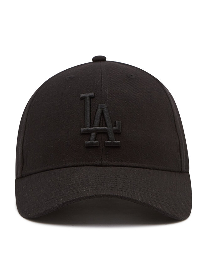 47 Brand Czapka z daszkiem 47 Brand Los Angeles Dodgers B-MVPSP12WBP-BKE Czarny