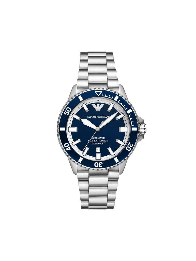 Emporio Armani Zegarek Emporio Armani Sea Explorer AR60079 Srebrny