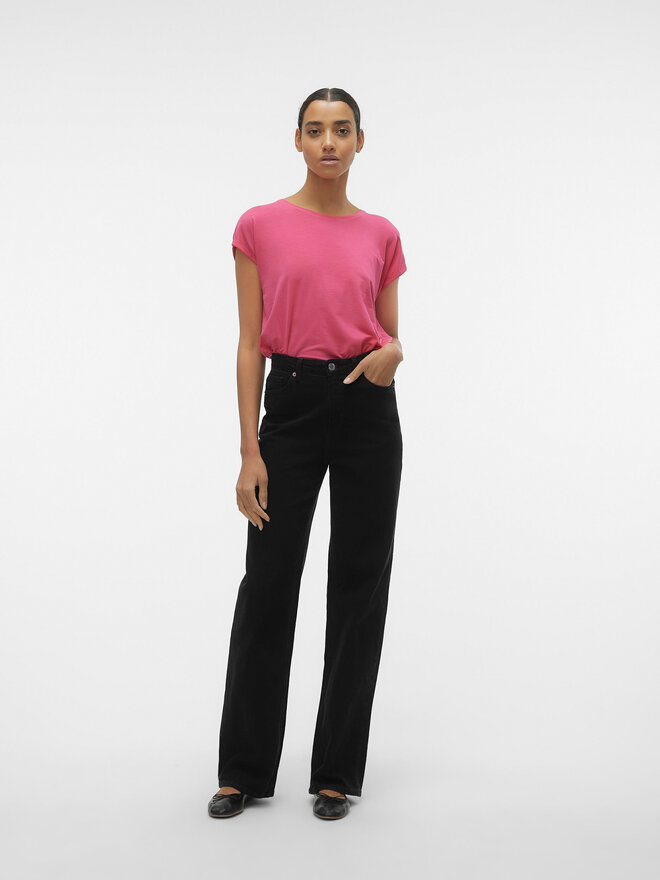 Vero Moda Vero Moda Marškinėliai Ava 10284468 Rožinė Regular Fit