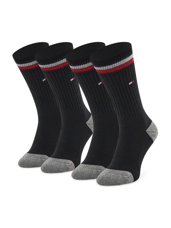 Tommy Hilfiger Lange Socken Tommy Hilfiger 100001500 Schwarz