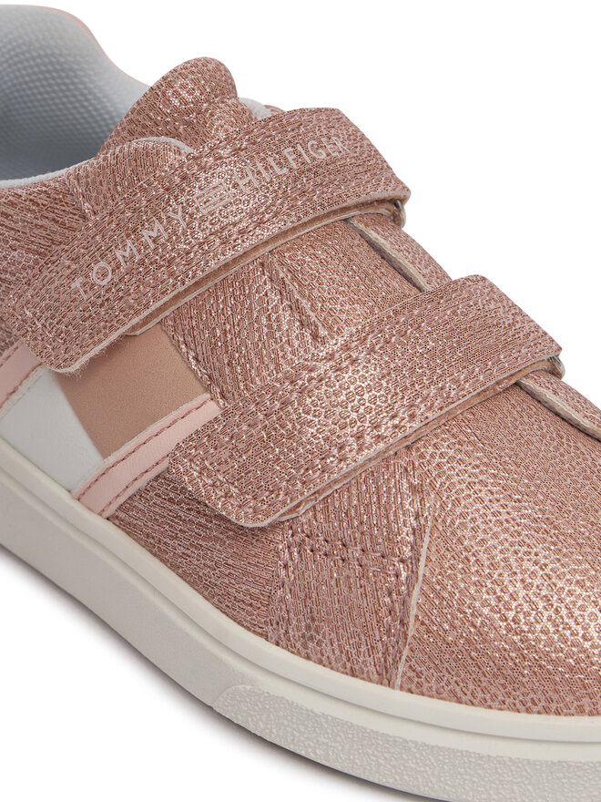 Tommy Hilfiger Sneakers Tommy Hilfiger Flag Low Cut Velcro T1A9-34232-0745302 M Rosa