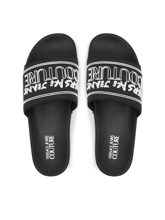 Versace Jeans Couture Natikači Versace Jeans Couture 79YA3SQ3 ZSC22 899 Črna