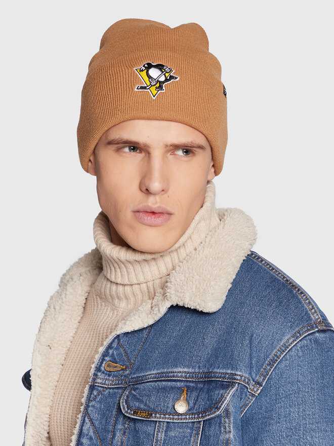 47 Brand Czapka 47 Brand Nhl Pittsburgh Penguins H-HYMKR15ACE-QL Brązowy