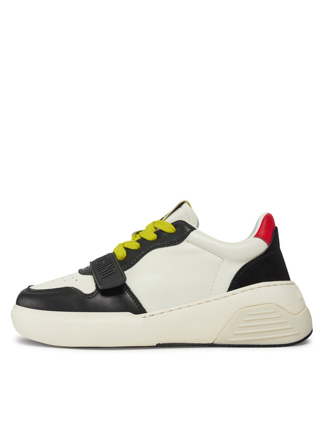 LOVE MOSCHINO Sneakersy LOVE MOSCHINO JA15395G1IIAB10A Écru