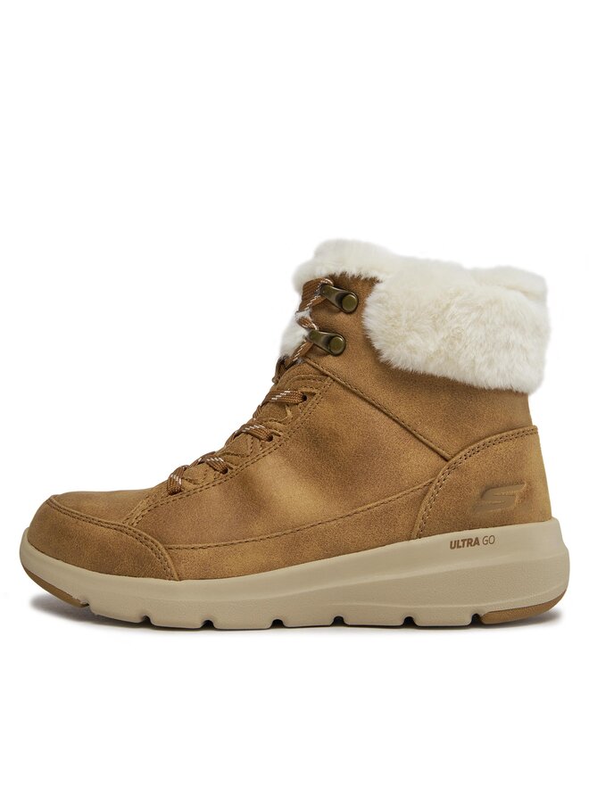Skechers Īsie zābaki Skechers Glacial Ultra Cozyly 144178/CSNT Brūns