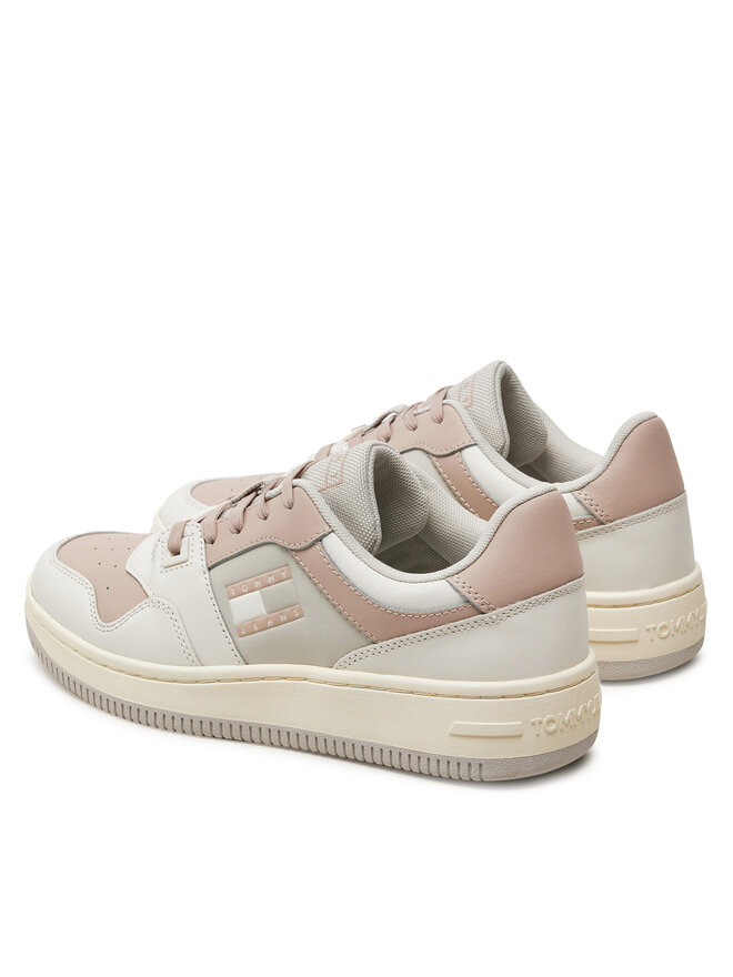 Tommy Jeans Tenisice Tommy Jeans Tjw Retro Basket Total Logo EN0EN02606 Écru