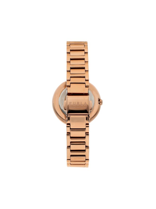 Furla Zegarek Furla Icon Shape WW00033-MT0000-1G000-1-008-20-CN-W Różowe złoto