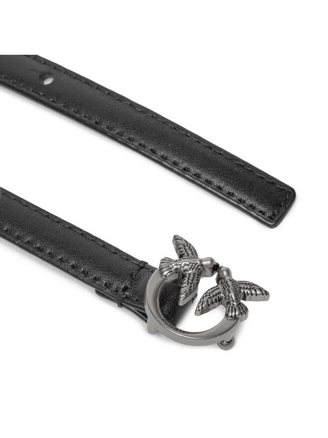 PINKO Pasek na talię Pinko Love Berry H1 Belt PE 24 PLT01 102148 A0F1 Czarny