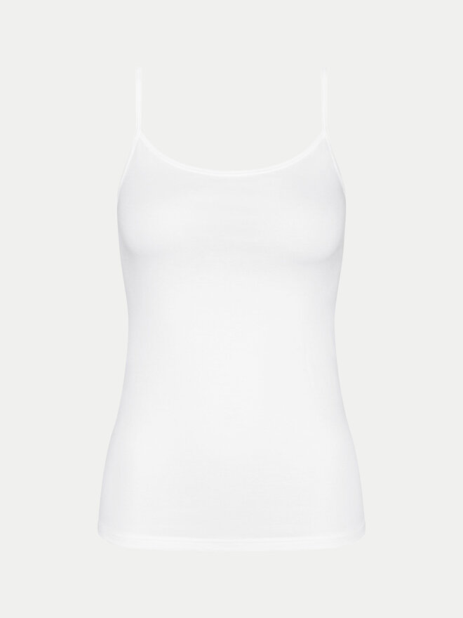 Triumph Triumph Top Sense Of Cotton 10224958 Weiß Slim Fit