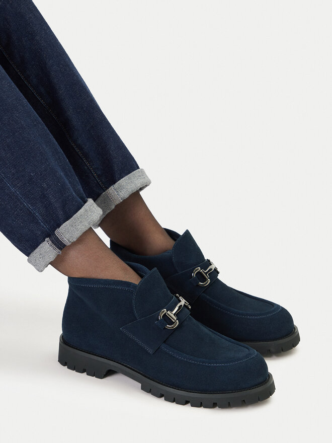 Badura Nizki čevlji Badura EO-ASPEN-LT221-451-3 Mornarsko modra