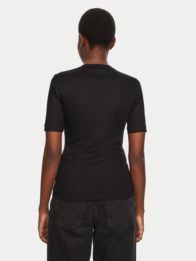 IVY OAK IVY OAK T-Shirt Kristin IO1100X2351 Μαύρο Slim Fit