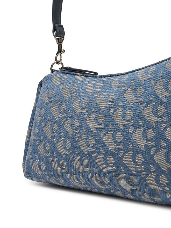Calvin Klein Jeans Ročna torba Calvin Klein Jeans Ckj Monogram Drop Sm Shoulder Ba LV04K3142G Modra