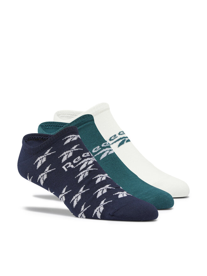 Reebok Niske unisex čarape Reebok Classics Invisible Socks 3 Pairs H47529 Zelena