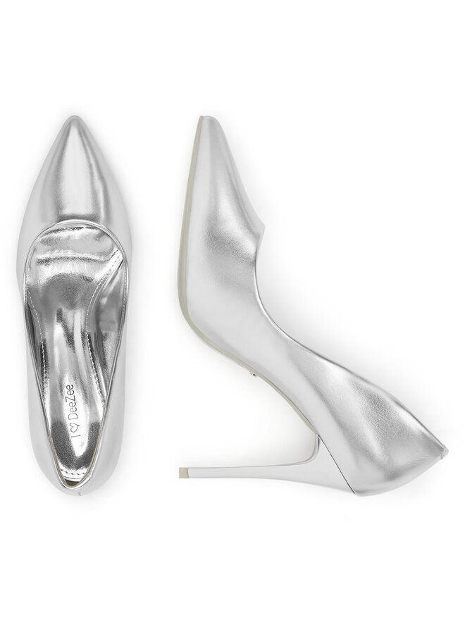 DeeZee Tacón de aguja DeeZee E396 Plata