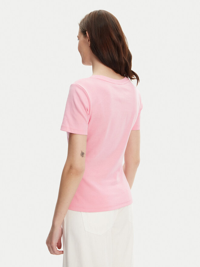 Tommy Hilfiger Tommy Hilfiger Camiseta New Cody WW0WW40584 Rosa Slim Fit