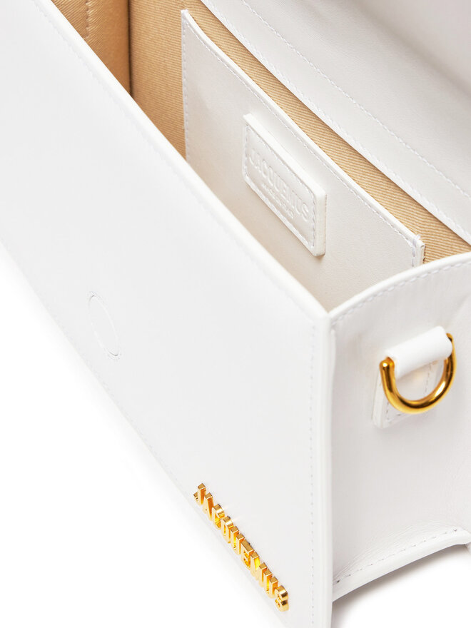 JACQUEMUS Torebka JACQUEMUS Le Grand Bambino 213BA007 Biały