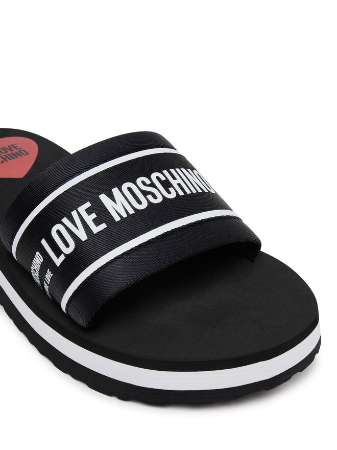 LOVE MOSCHINO Şlapi LOVE MOSCHINO JA28334G0MIX6000 Negru