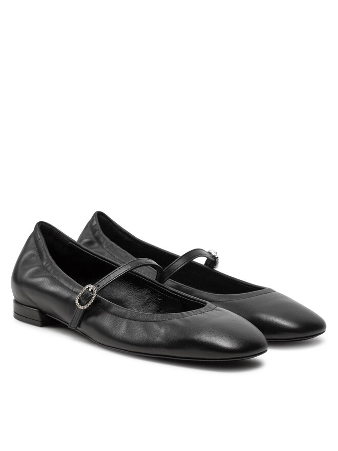 Stuart Weitzman Балетки Stuart Weitzman Claris Ballet Flat SI573 Чорний