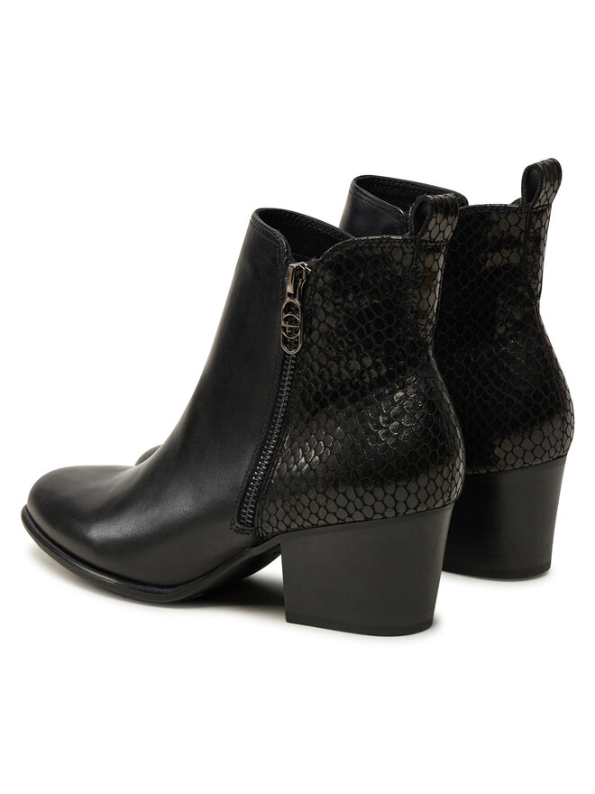 Tamaris Μποτάκια Tamaris 1-25398-43 Μαύρο