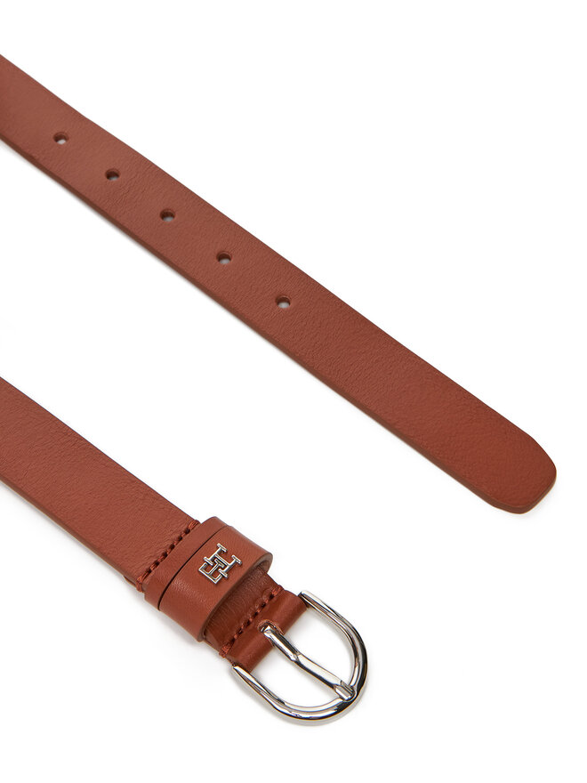 Tommy Hilfiger Dámsky opasok Tommy Hilfiger Essential Effortless 2.5 Sv AW0AW17279 Hnedá
