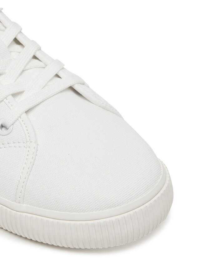 Calvin Klein Jeans Sneakers aus Stoff Calvin Klein Jeans Ess Vulc Low Mg Canvas YM0YM01209 Weiß