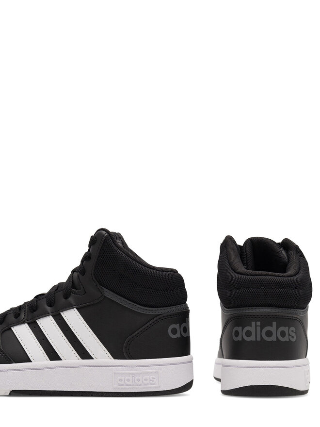 adidas Sneakersy adidas HOOPS MID 3.0 K GW0402 Czarny