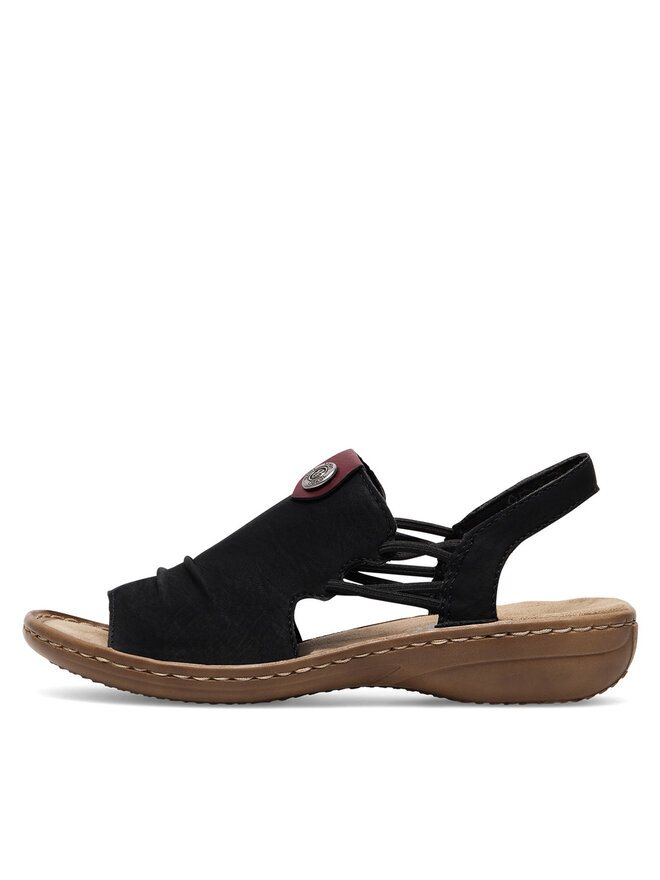 Rieker Sandalen Rieker 60872-00 Schwarz