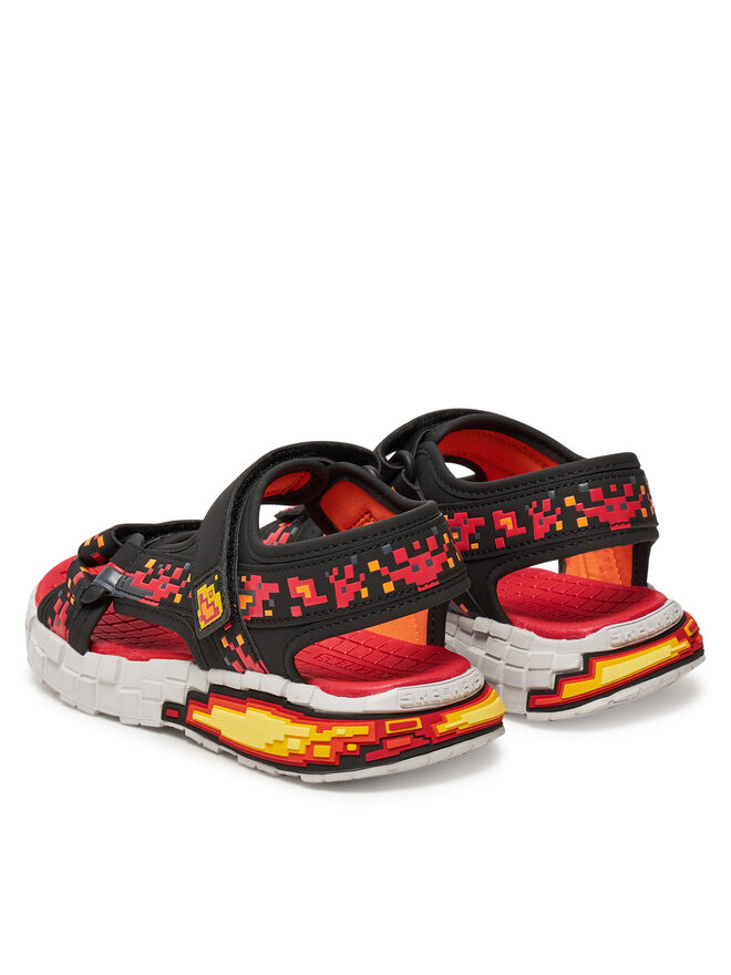 Skechers Sandalen Skechers Mega-Splash 4K- 402161L/BKRD Schwarz