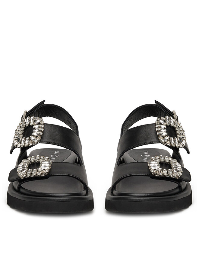 Eva Minge Sandalen Eva Minge SNOWDROP-I75-563 Schwarz