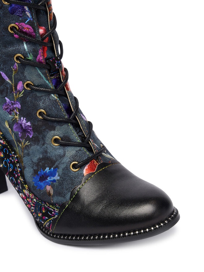 Laura Vita Bottines à lacets ALCBANEO 141 femme bleu | France