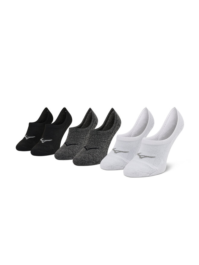 Mizuno 3 pares de calcetines tobilleros para hombre Mizuno Super Short Socks 3P J2GX005577 De color
