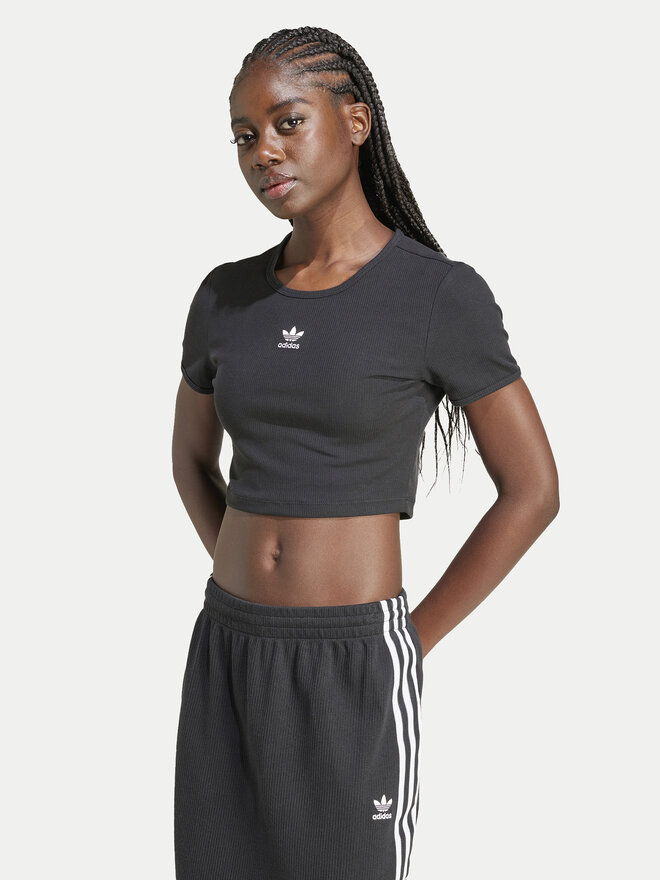 adidas adidas T-Shirt Essentials IY9664 Μαύρο Slim Fit