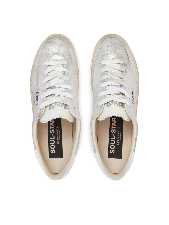 GOLDEN GOOSE Sneakersy GOLDEN GOOSE Soul Star GWF00464.F006952.12179 Srebrny
