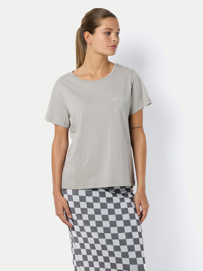 Noisy May Noisy May Camiseta Nate 27032631 Gris Regular Fit