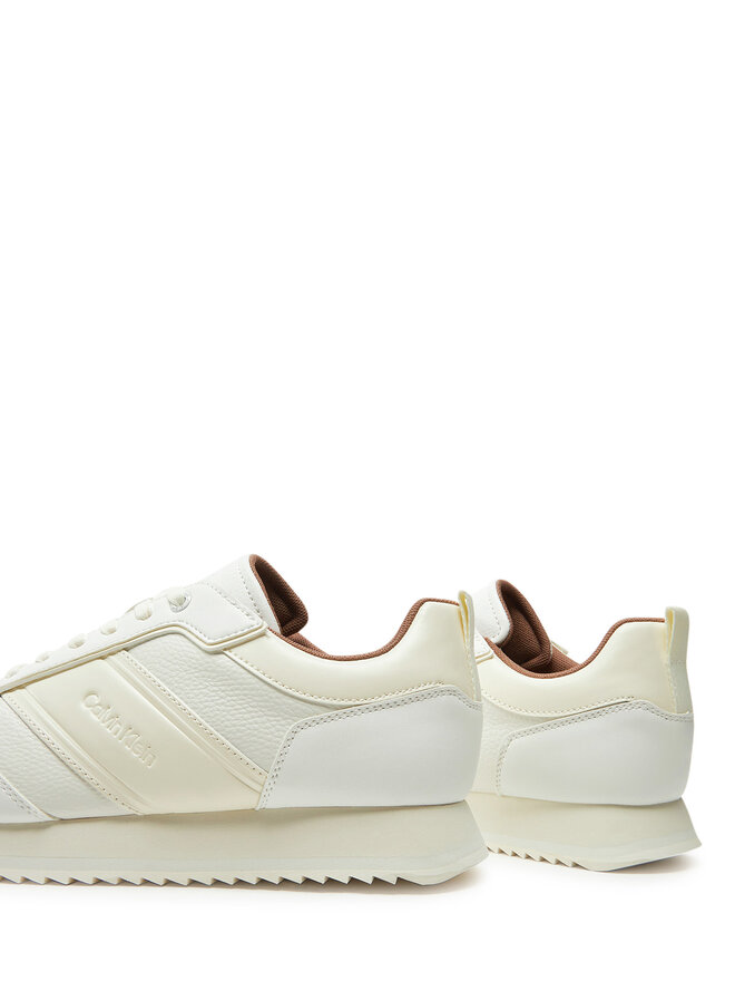 Calvin Klein Sneakers Calvin Klein Low Top Lace Up Logo Lth HM0HM01654 Alb