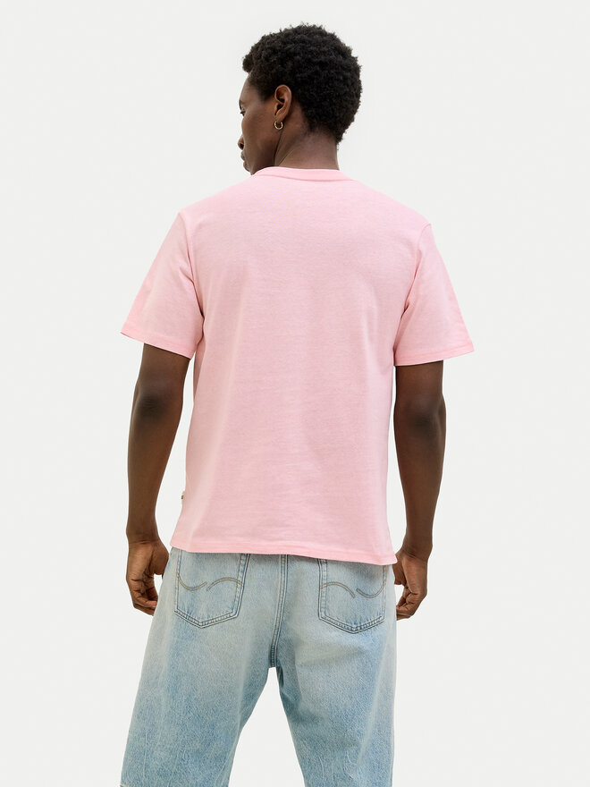 Jack&Jones Jack&Jones Marškinėliai Almeria 12276962 Rožinė Regular Fit