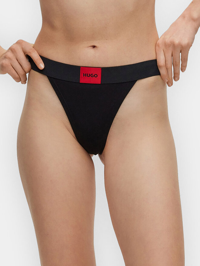 HUGO Hugo Stringtanga 50492326 Schwarz