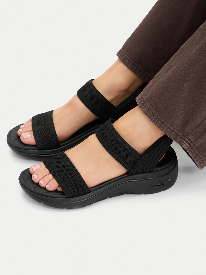 Skechers Sandalen Skechers Slip-Ins: Arch Fit 2.0 Sandal - Kennedy 140844/BBK Schwarz
