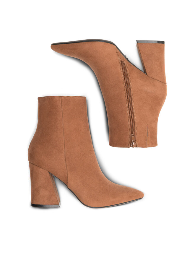 Nine West Škornji Nine West SATI 13196A Rjava