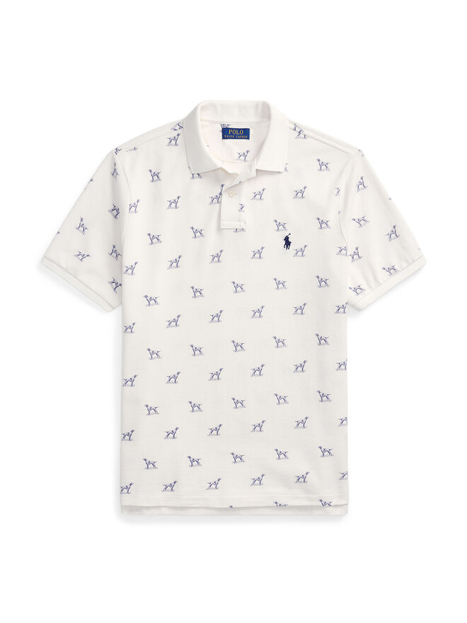 Polo Ralph Lauren Polo Ralph Lauren Поло 710974597001 Écru Custom Slim Fit