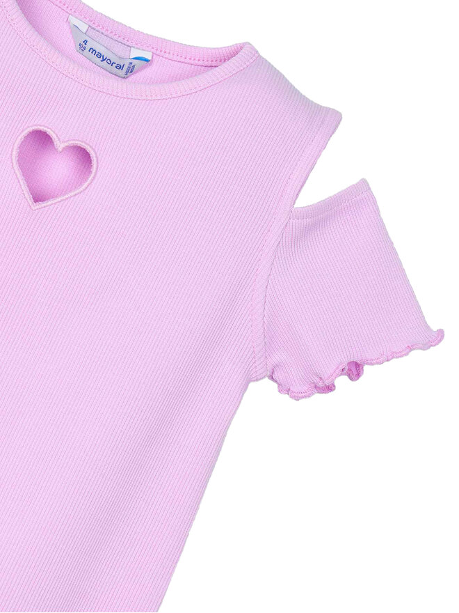 Mayoral Mayoral Póló 3005 Rózsaszín Slim Fit