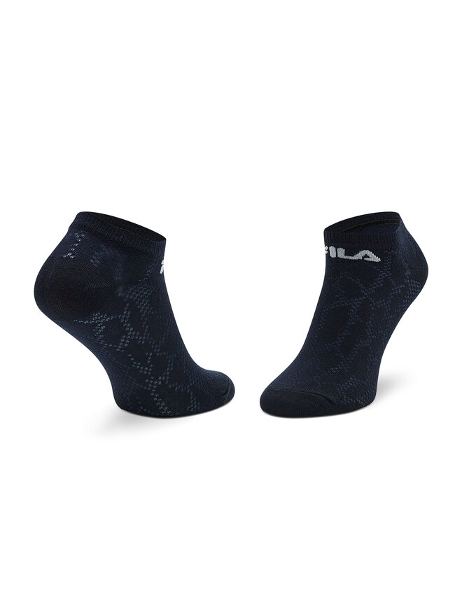 Fila 3 pares de calcetines altos para mujer Fila Calza Invisibile F6647 Azul marino