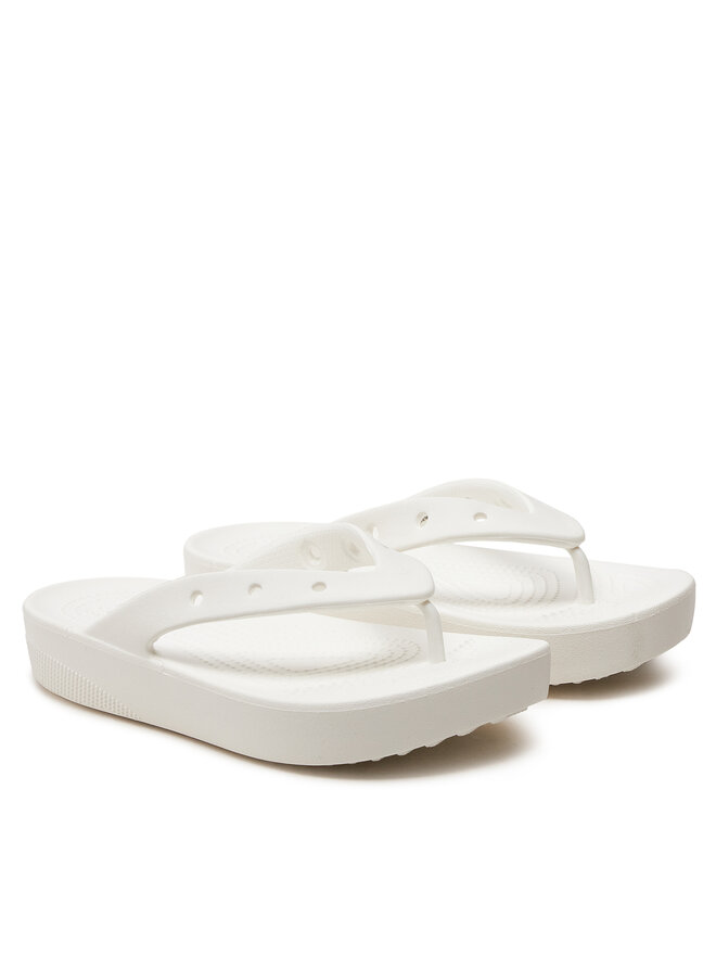 Crocs Žabky Crocs Classic Platform Flip W 207714 Biela