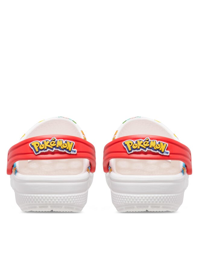 Crocs Klapki Crocs Classic Pokemon Clog Kids 207739 Biały
