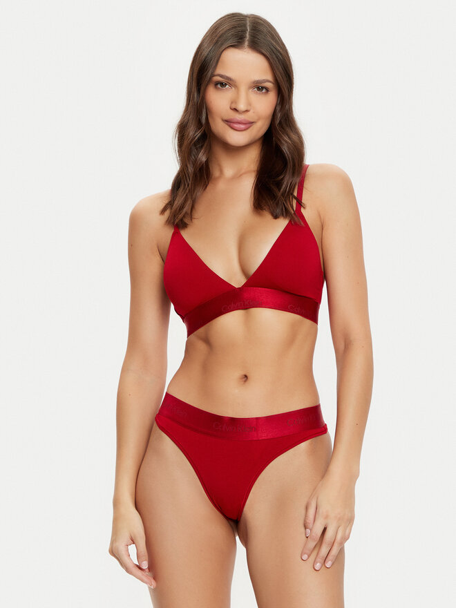 Calvin Klein Underwear Calvin Klein Underwear Bralette-BH Lightly Lined Triangle 000QF7994E Dunkelrot