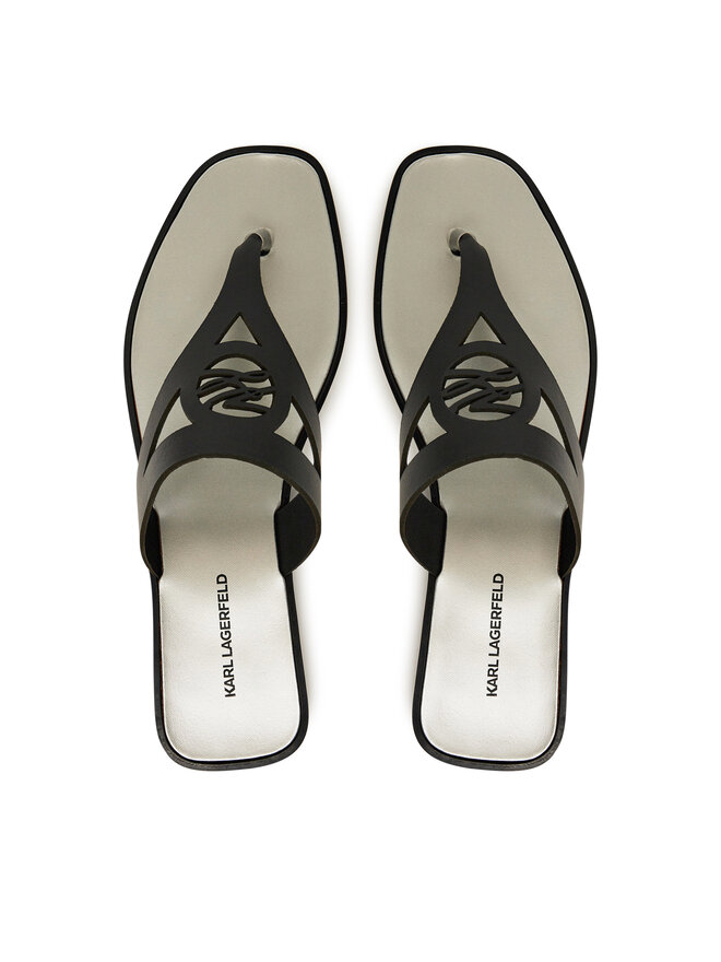 KARL LAGERFELD Σαγιονάρες KARL LAGERFELD Skoot II KL80407 Μαύρο