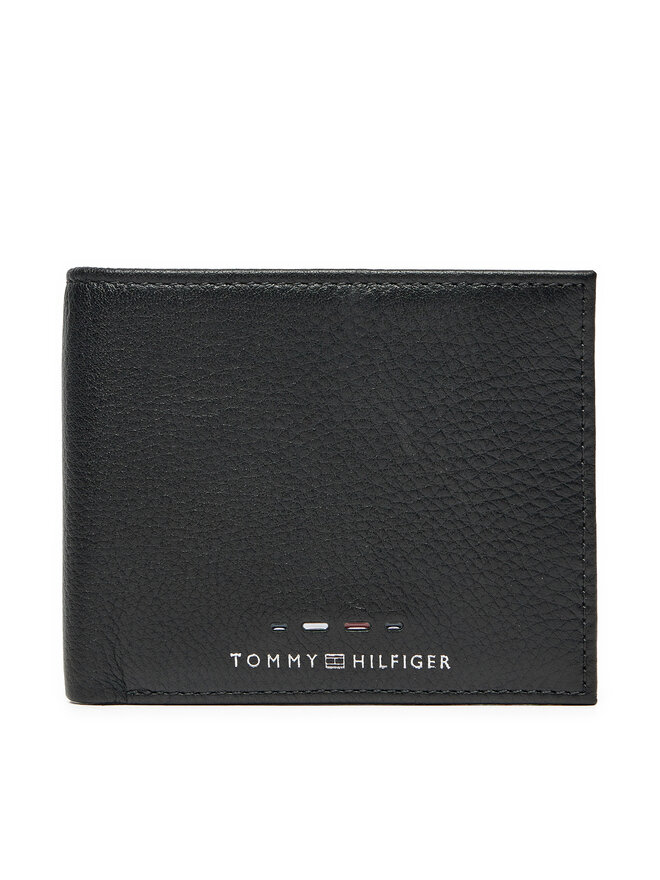 Tommy Hilfiger Zestaw portfel i brelok Tommy Hilfiger Th Premium Mini AM0AM12788 Czarny