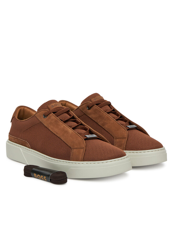 BOSS Sneakersy BOSS Gary Tenn Ktsd 50539108 Hnedá